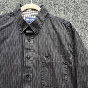 Panhandle Select Men's Western Stripe Button Down Cotton Ranch‎ Shirt Size L